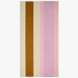 MARTENS & MARTENS Strandtuch (90 x 180 cm) • Red-Dark Green-Toffee-Pink