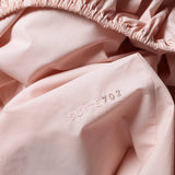 Spannbettlaken aus Bio-Baumwolle • Blush