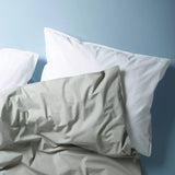 Spannbettlaken aus Bio-Baumwolle • Sky Blue