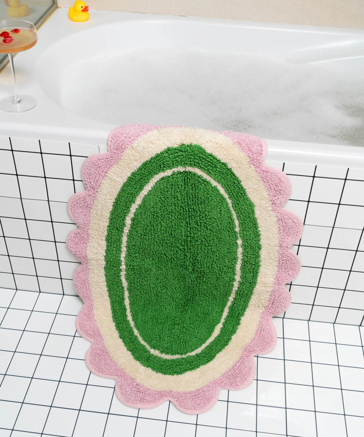 Tarta Gelatina - CARMEN Badematte • Grün - Badematte - ROSA ECK