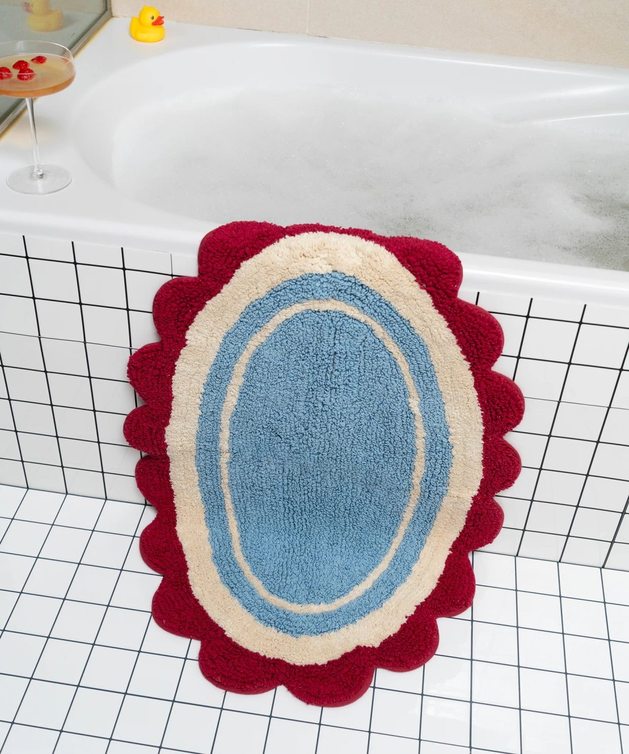 Tarta Gelatina - CARMEN Badematte • Hellblau - Badematte - ROSA ECK