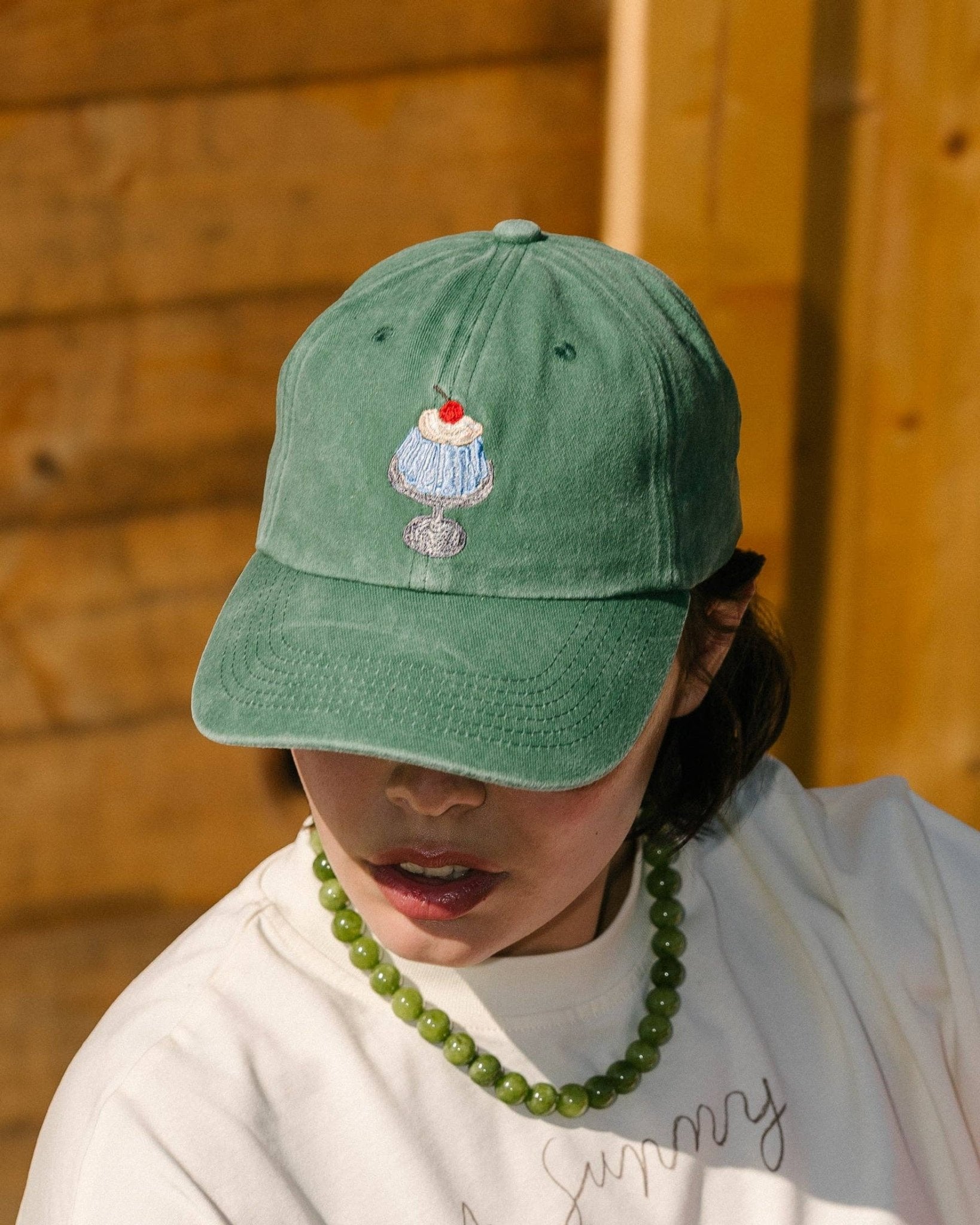 Tarta Gelatina - CHERRY ON TOP Cap • Washed Green - ROSA ECK