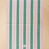 Tarta Gelatina - Gestreiftes Geschirrtuch • Grün/Rosa - Sofadecke - ROSA ECK