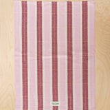 Tarta Gelatina - Gestreiftes Geschirrtuch • Rot/Rosa - Sofadecke - ROSA ECK