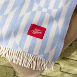 Tarta Gelatina - NOLITA Sofadecke aus Wolle • Light Blue - Sofadecke - ROSA ECK