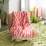 Tarta Gelatina - NOLITA Sofadecke aus Wolle • Red - Sofadecke - ROSA ECK