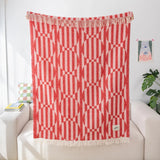 Tarta Gelatina - NOLITA Sofadecke aus Wolle • Red - Sofadecke - ROSA ECK