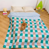 Tarta Gelatina - PLAYGROUND Große Steppdecke/Spieldecke - Sofadecke - ROSA ECK