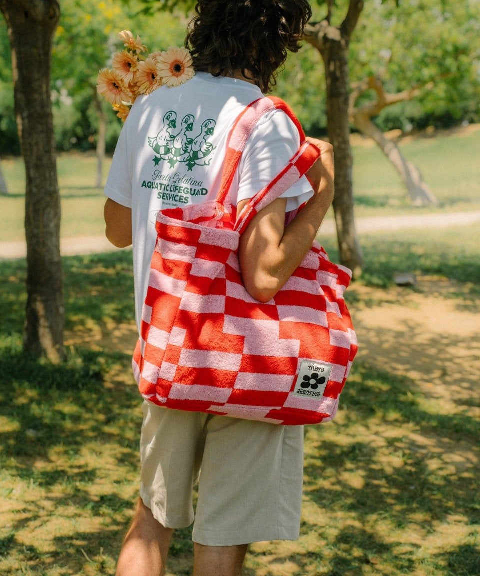 Tarta Gelatina - POPPY Handtuchtasche - ROSA ECK - , ,