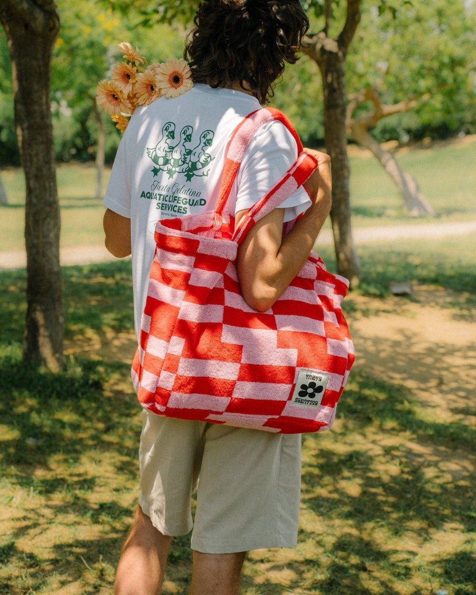 Tarta Gelatina - POPPY Handtuchtasche - ROSA ECK - , ,