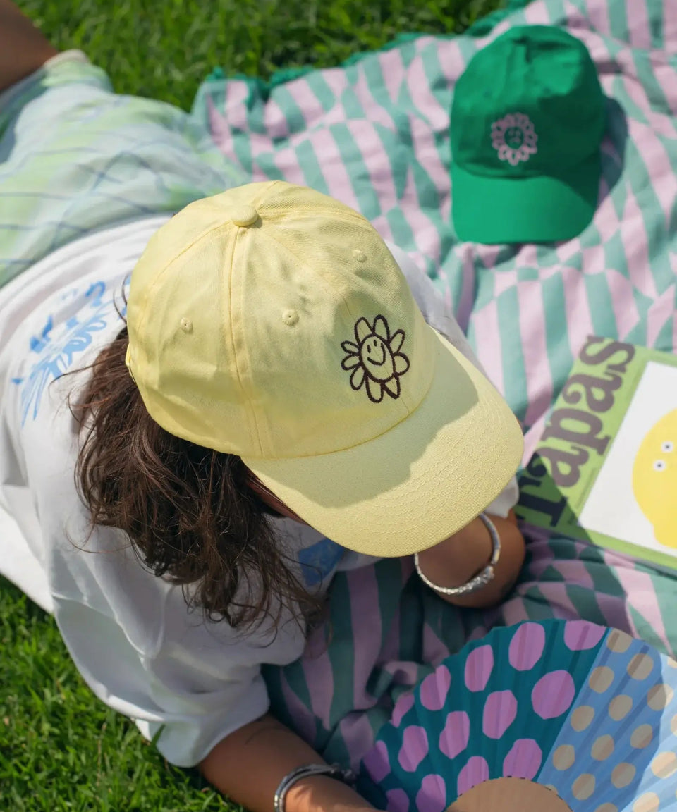 Tarta Gelatina - SILLY FLOWER CAP • Buttergelb - Cap - ROSA ECK Concept Store