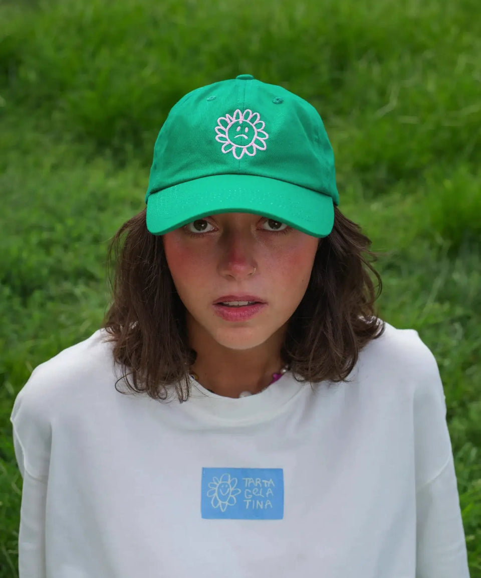 Tarta Gelatina - SILLY FLOWER CAP • Grasgrün - Cap - ROSA ECK Concept Store