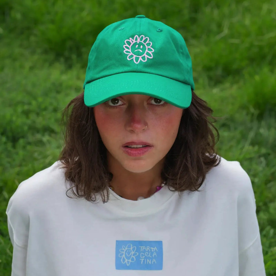 Tarta Gelatina - SILLY FLOWER CAP • Grasgrün - Cap - ROSA ECK Concept Store