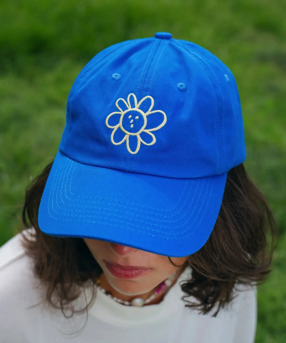Tarta Gelatina - SILLY FLOWER CAP • Kobaltblau - Cap - ROSA ECK Concept Store