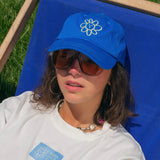 Tarta Gelatina - SILLY FLOWER CAP • Kobaltblau - Cap - ROSA ECK Concept Store