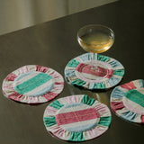 Tarta Gelatina - Untersetzer mit Rüschen (4 - Set) - Untersetzer - ROSA ECK