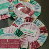 Tarta Gelatina - Untersetzer mit Rüschen (4 - Set) - Untersetzer - ROSA ECK