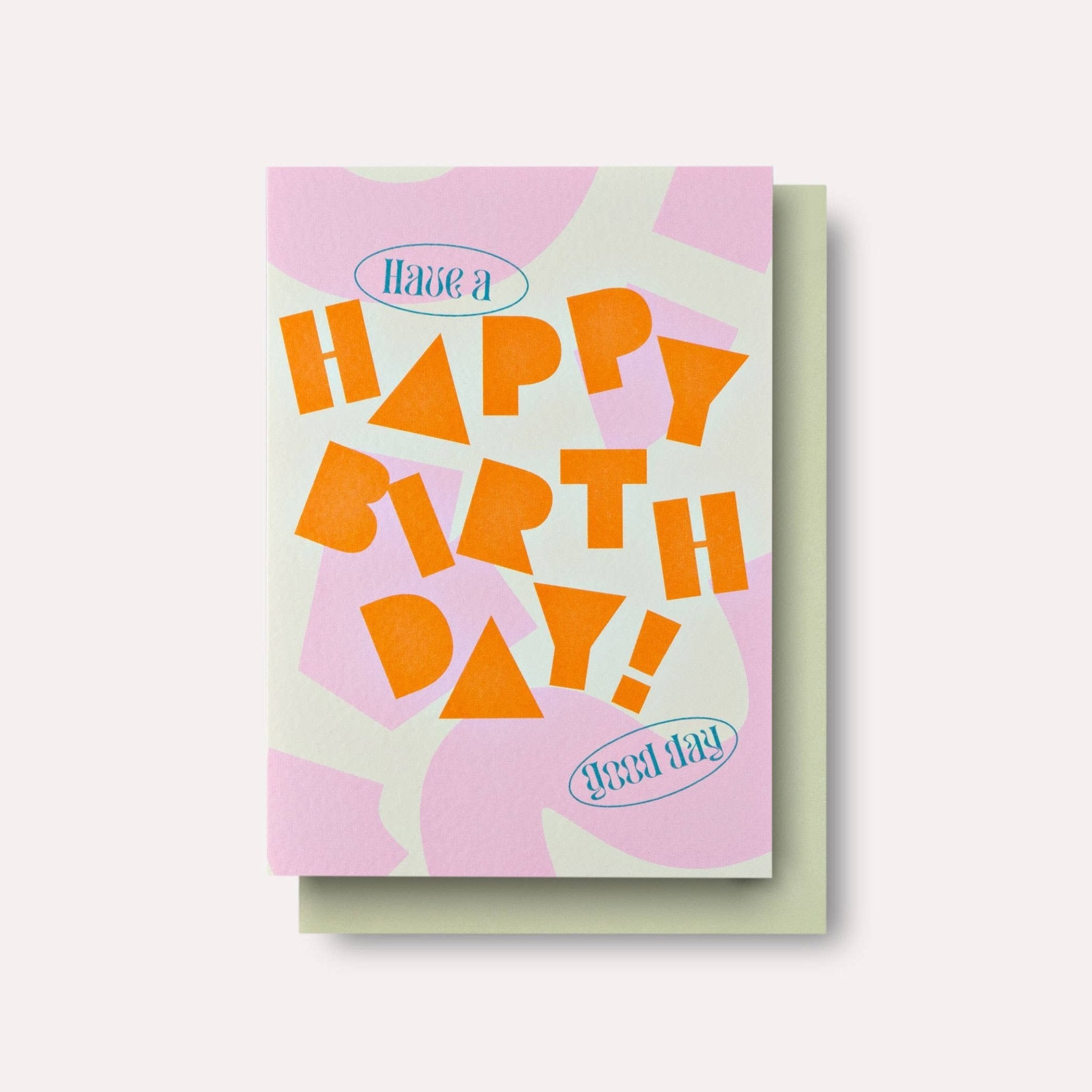 The Completist - HAPPY BIRTHDAY Geburtstagskarte - ROSA ECK - Karte, ,