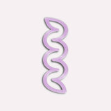 The Completist - HELIX Lesezeichen • Lilac Transluscent - ROSA ECK