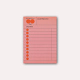 The Completist - HINOKI Habit Checkliste Haftnotizen - ROSA ECK - Block, Notizblock,