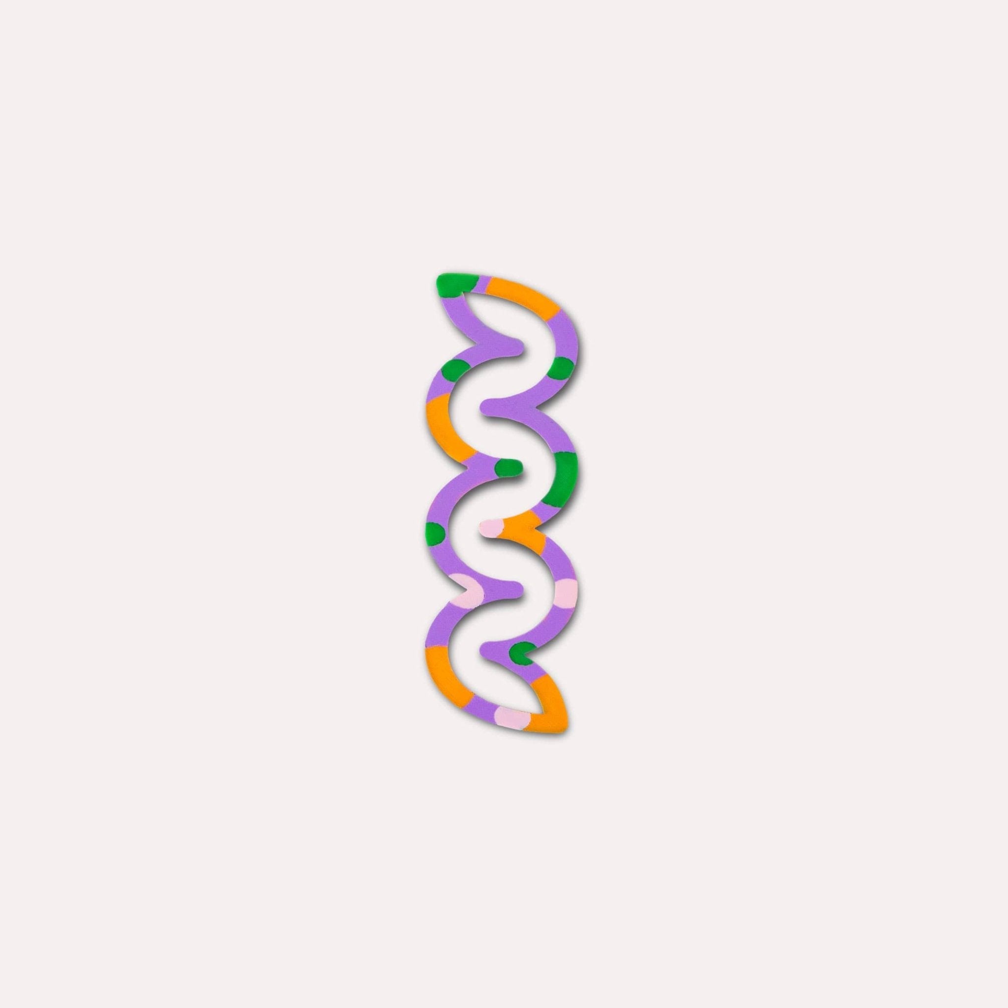 The Completist - MINI - HELIX Kleines Lesezeichen • Multicolor - ROSA ECK