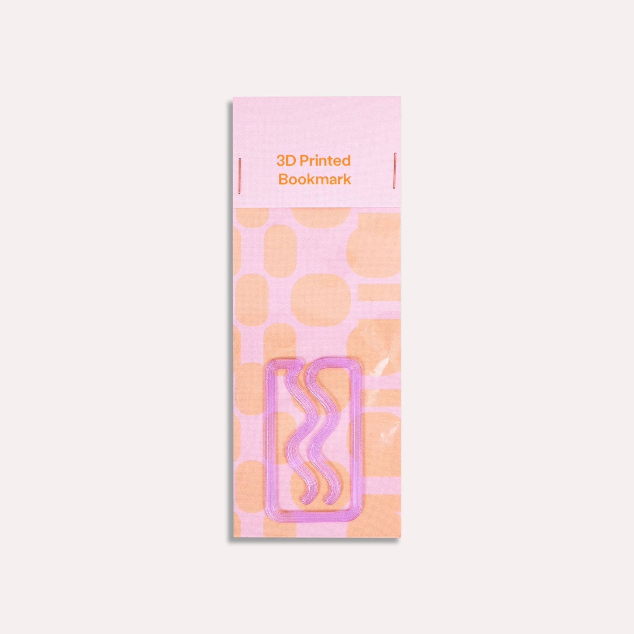 The Completist - MINI - MIAMI Kleines Lesezeichen • Multicolor Transluscent - ROSA ECK