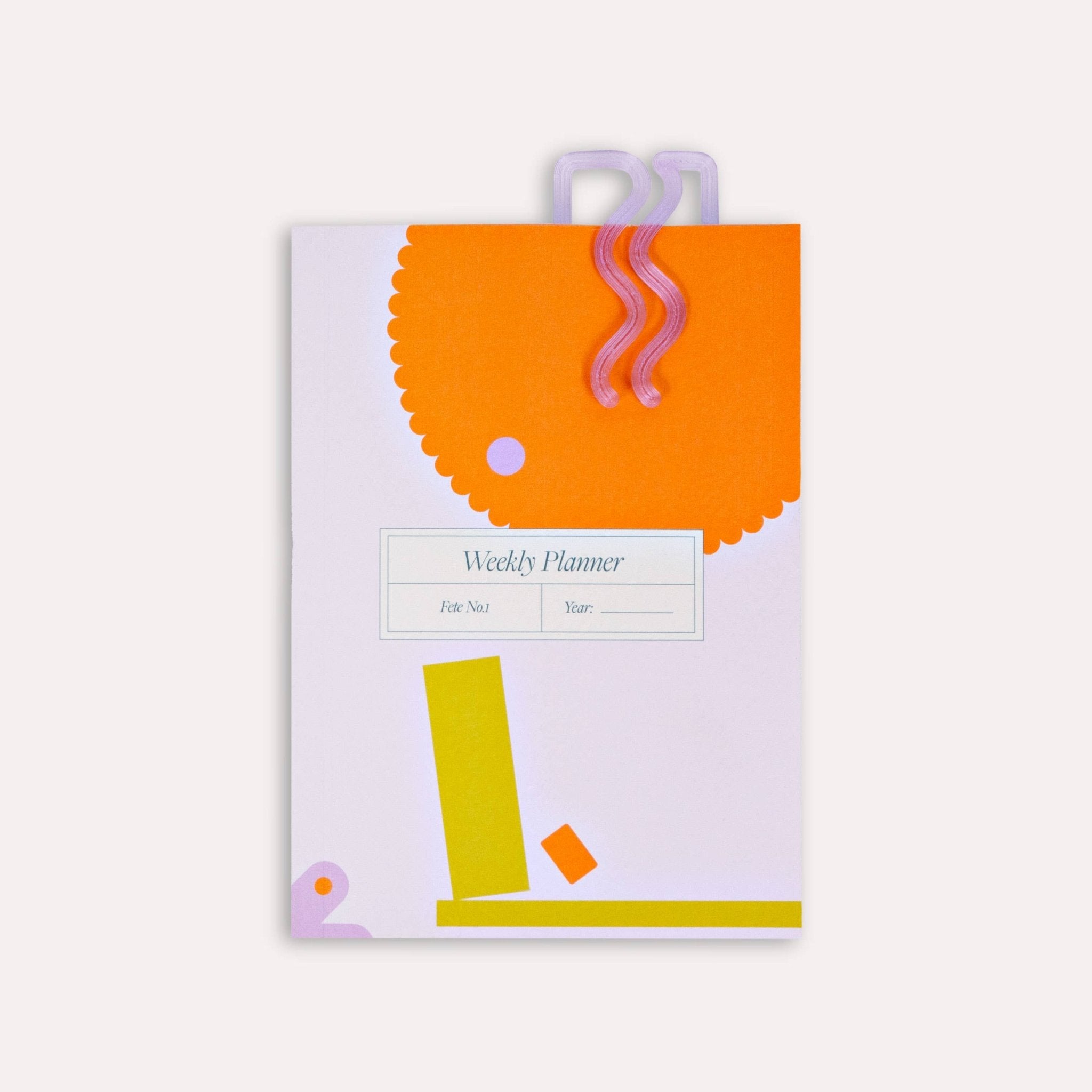 The Completist - MINI - MIAMI Kleines Lesezeichen • Multicolor Transluscent - ROSA ECK