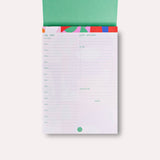The Completist - PALM SPRINGS Tagesplanerblock - ROSA ECK - Block, Notizblock,
