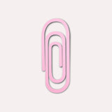 The Completist - PAPERCLIP Lesezeichen | Bubblegum - ROSA ECK - Bookmark, Rosa,