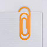 The Completist - PAPERCLIP Lesezeichen | Mandarin - ROSA ECK - Bookmark, Orange,