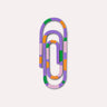 The Completist - PAPERCLIP Lesezeichen • Multicolor - ROSA ECK