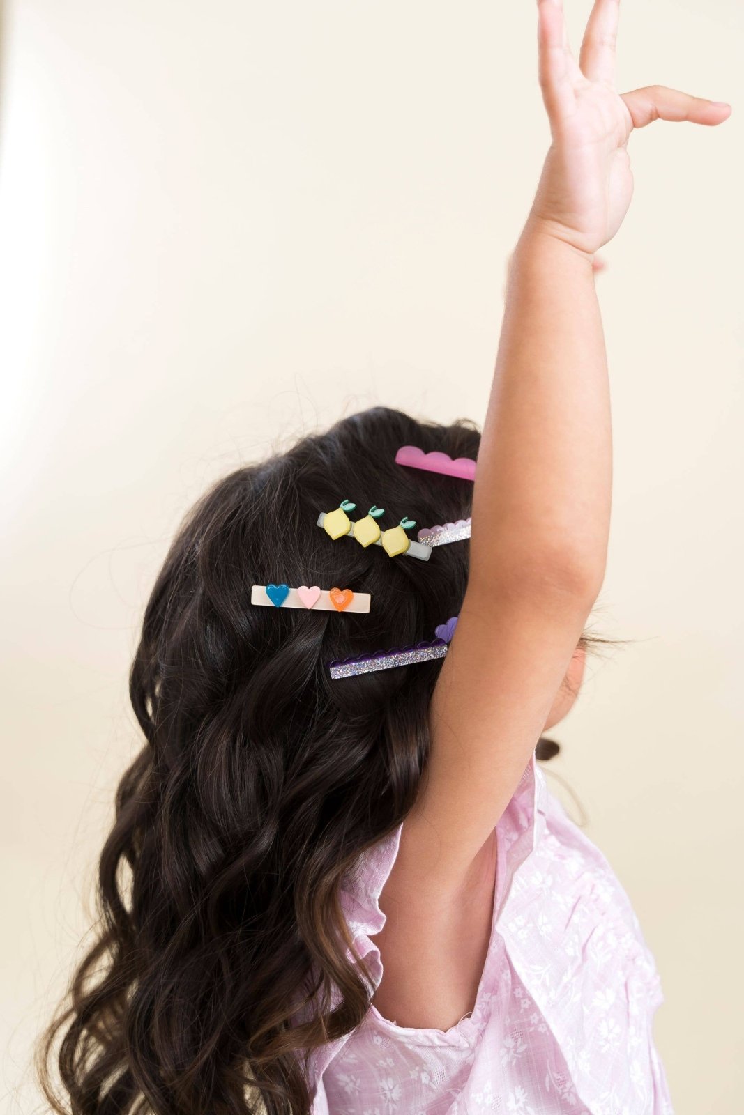 the cotton cloud - Kinder - Haarspangen 3er - Set • Cloud - Kinder - Haarspange - ROSA ECK