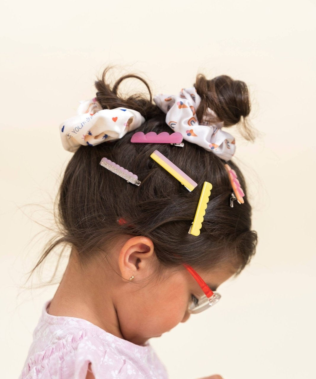 the cotton cloud - Kinder - Haarspangen 3er - Set • Croissant - Kinder - Haarspange - ROSA ECK