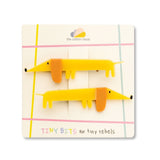 the cotton cloud - Kinder - Haarspangen 3er - Set • Flying Dog - Kinder - Haarspange - ROSA ECK