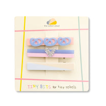 the cotton cloud - Kinder - Haarspangen 3er - Set • Pretzel - Kinder - Haarspange - ROSA ECK