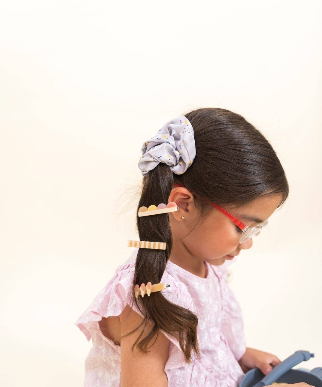 the cotton cloud - Kinder - Haarspangen 3er - Set • Waves Cake - Kinder - Haarspange - ROSA ECK