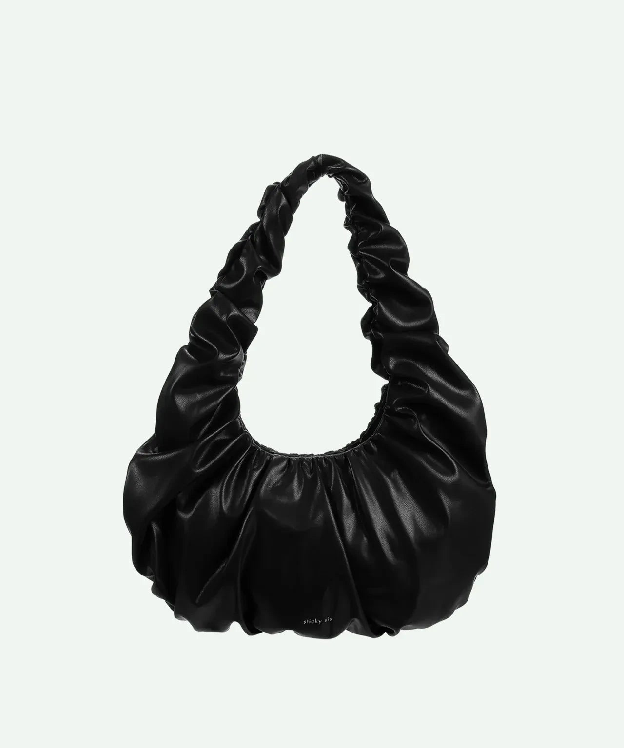 The Sticky Sis Club - CLUB CHIC croissant hand bag • black - Handtasche - ROSA ECK Concept Store