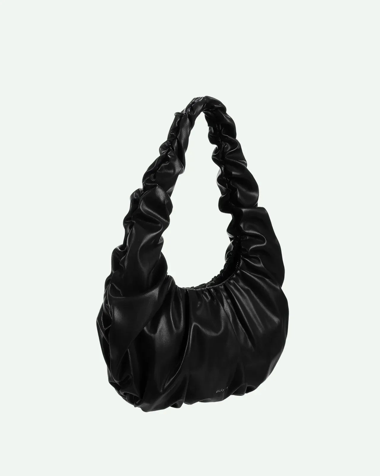 The Sticky Sis Club - CLUB CHIC croissant hand bag • black - Handtasche - ROSA ECK Concept Store