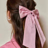 The Sticky Sis Club - CLUB CHIC Haarschleife • festive pink - ROSA ECK