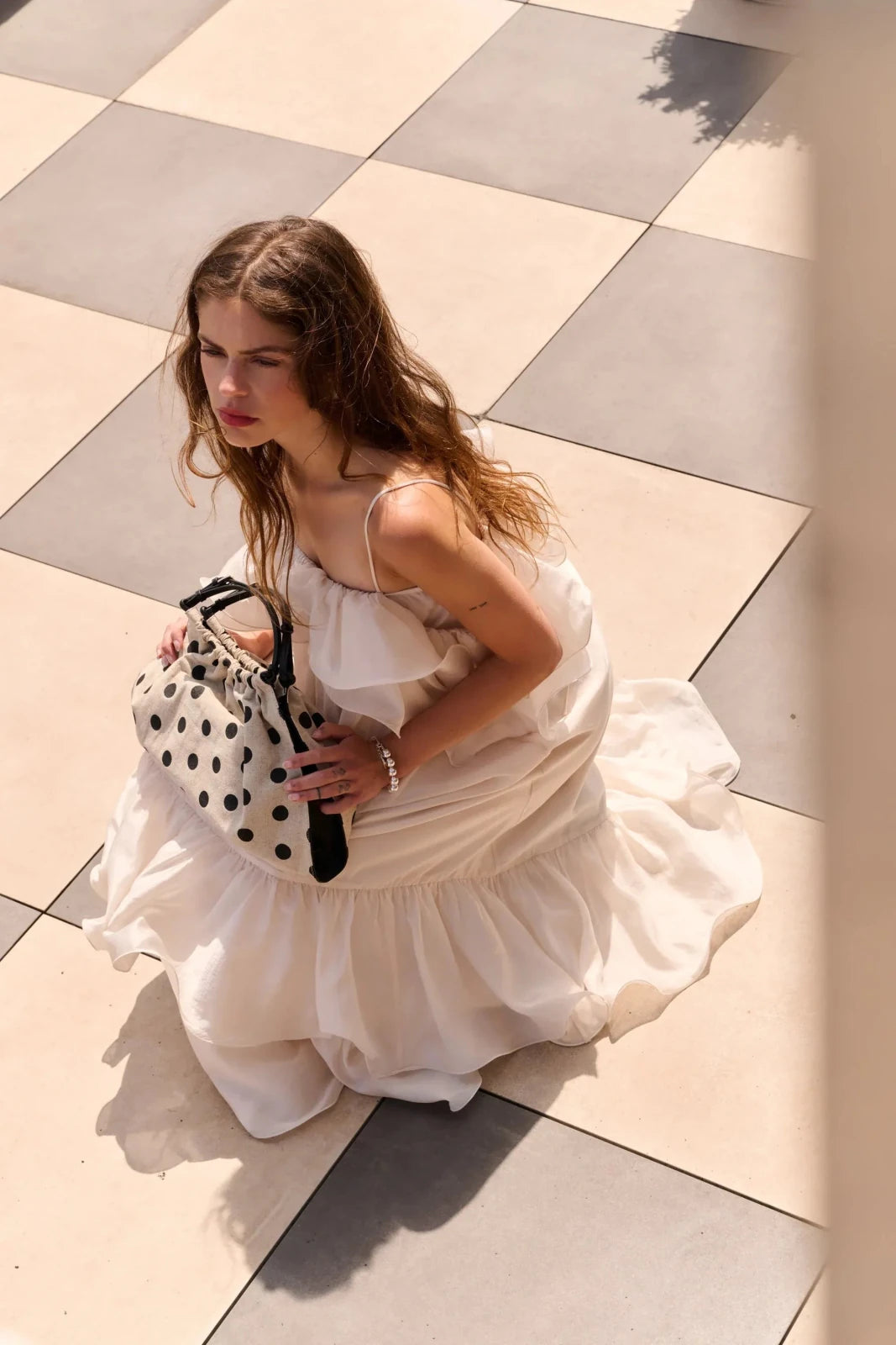 The Sticky Sis Club - CLUB CHIC Handtasche • dots - Handtasche - ROSA ECK