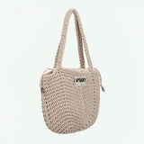 The Sticky Sis Club - Häkeltasche • bone - ROSA ECK