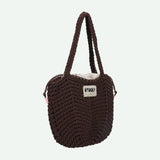 The Sticky Sis Club - Häkeltasche • chocolate - ROSA ECK