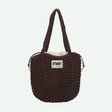 The Sticky Sis Club - Häkeltasche • chocolate - ROSA ECK