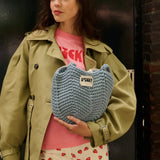 The Sticky Sis Club - Häkeltasche • Sky - ROSA ECK