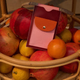 The Sticky Sis Club - IL SOLE COLORE Handytasche • cherry red + dolce pink + arancia orange - Handytasche - ROSA ECK
