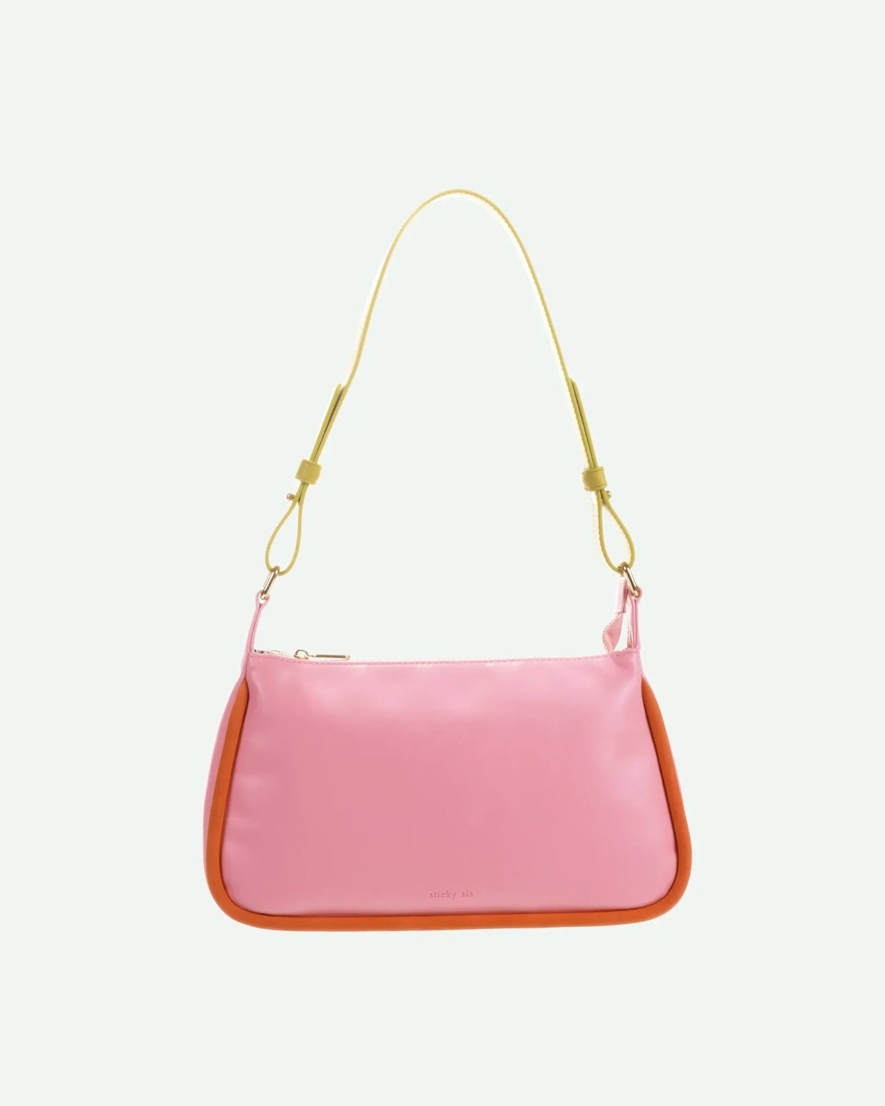 The Sticky Sis Club - IL SOLE Handtasche • dolce pink + arancia orange - Handtasche - ROSA ECK Concept Store
