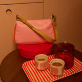 The Sticky Sis Club - IL SOLE Handtasche • dolce pink + arancia orange - Handtasche - ROSA ECK Concept Store