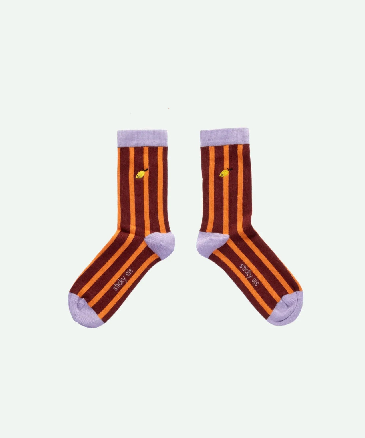 The Sticky Sis Club - IL SOLE Socken • stripes arancia orange (39–41) - Socken - ROSA ECK Concept Store