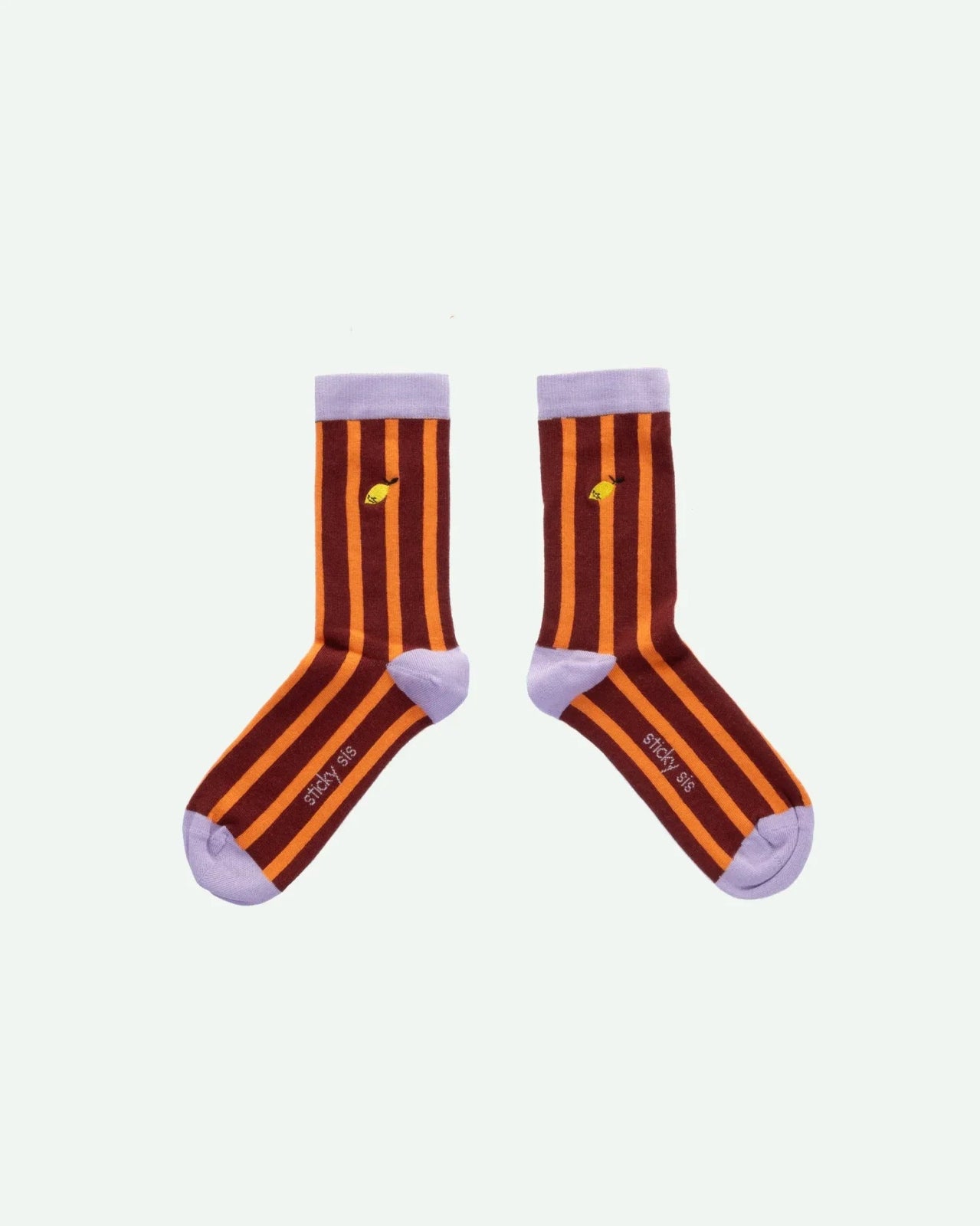 The Sticky Sis Club - IL SOLE Socken • stripes arancia orange (39–41) - Socken - ROSA ECK Concept Store