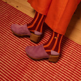The Sticky Sis Club - IL SOLE Socken • stripes arancia orange (39–41) - Socken - ROSA ECK Concept Store